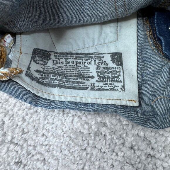 Levi's 501 Distress Cut Off Shorts California Tide Womens 27 - Picture 7 of 13